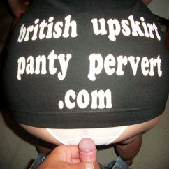 British Upskirt Panty Pervert