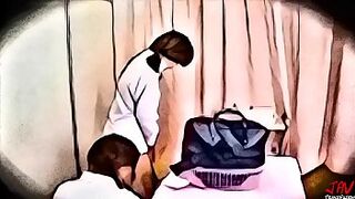 (Part 1) JAV Lesbian Masseuse Babe Scores With Shy Client