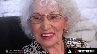 Elderly Boss Wants To Try Pussy Before She Retires
